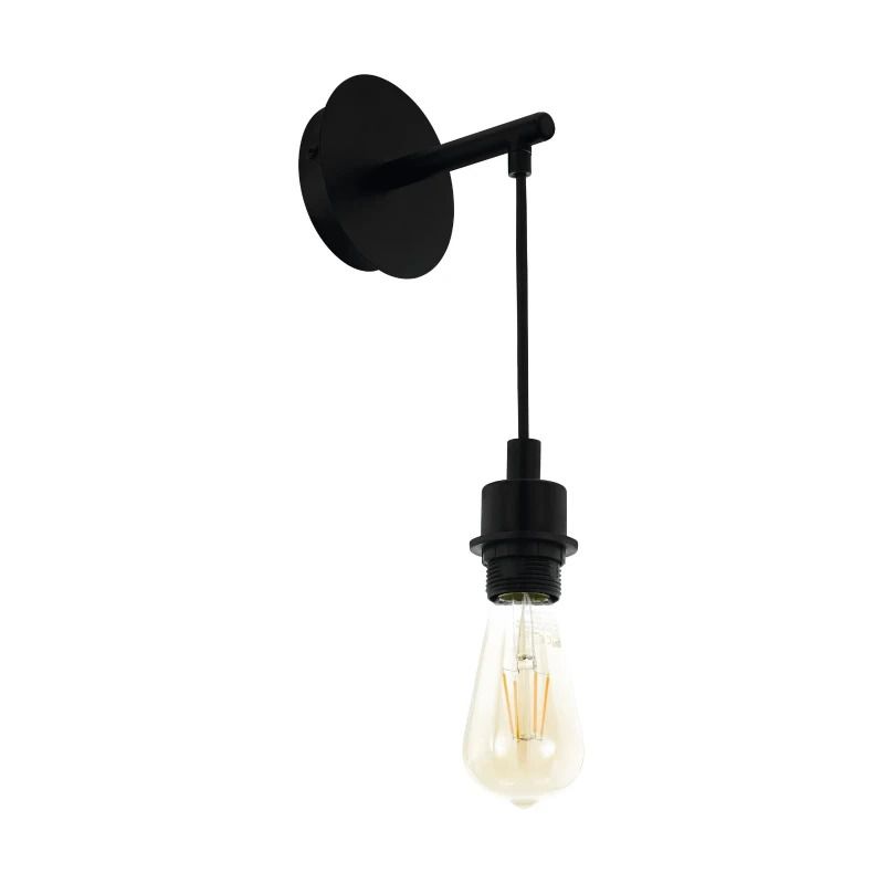 Eglo Wandlamp | MARAUSA | E27 zwart 40W IP20