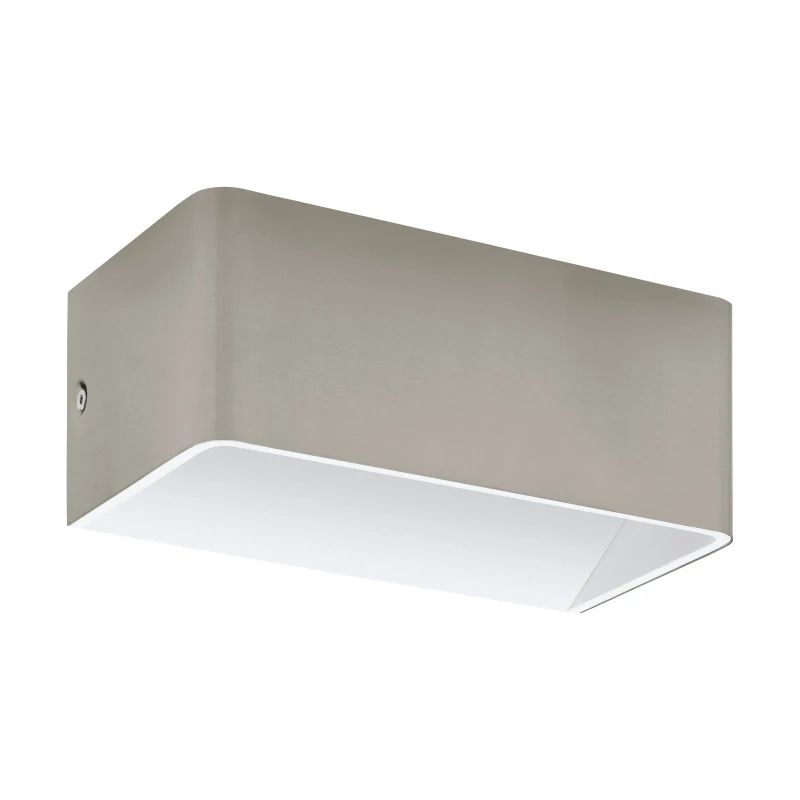 Eglo Wandlamp | SANIA 3 | LED L-200 3000K nikkel-mat/wit 10W IP20