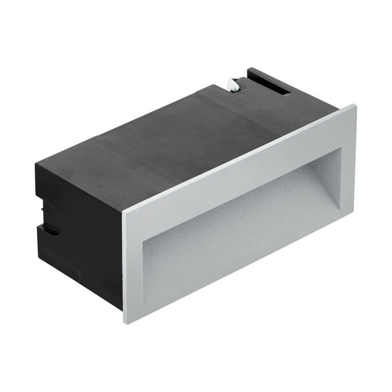 Eglo Wand inbouwlamp | 'ZIMBA PRO' LED down L160 H65 3000K zilvergrijs