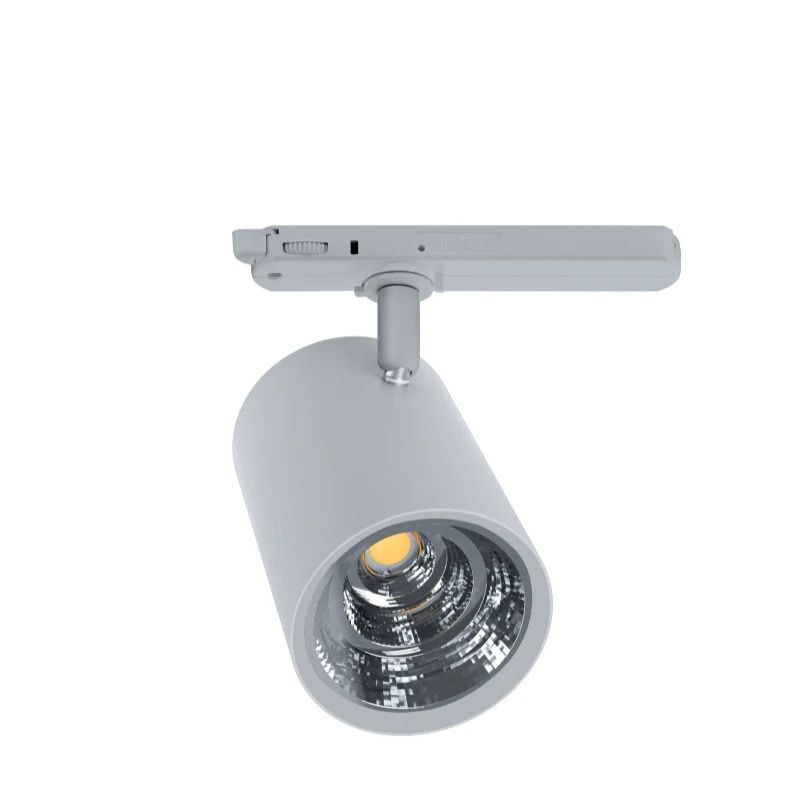 Eglo 3-Fase Rail | DALI Trackspot | VILLANOVA-2 | LED 23W 20° 3000K zilvergrijs