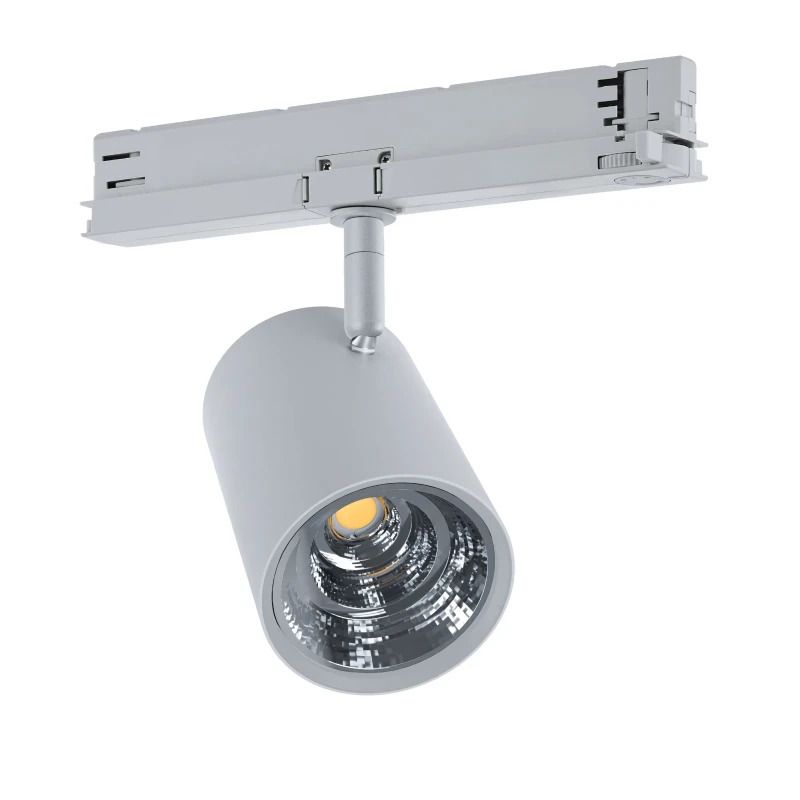 Eglo 3-Fase Rail | DALI Trackspot | VILLANOVA-2 | LED 23W 60° 3000K zilvergrijs