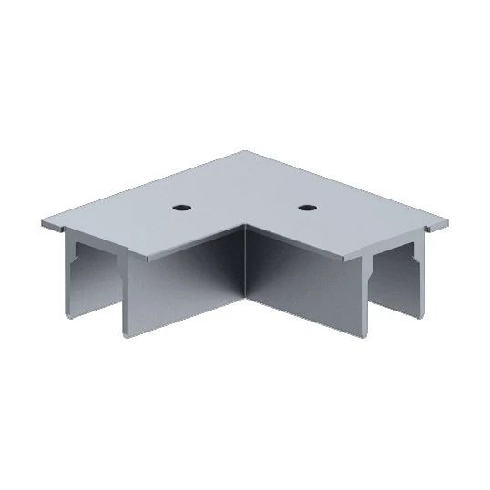 Eglo 3-Fase Inbouw Rail | DALI Afdekking Hoekverbinding 90° grijs