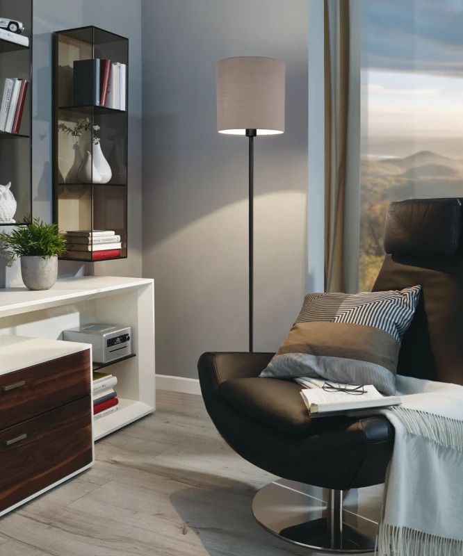 Eglo Vloerlamp | PASTERI PRO | E27 Zwart 60W