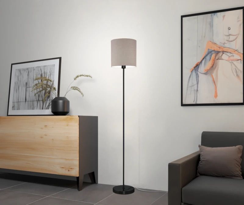 Eglo Vloerlamp | PASTERI PRO | E27 Zwart 60W