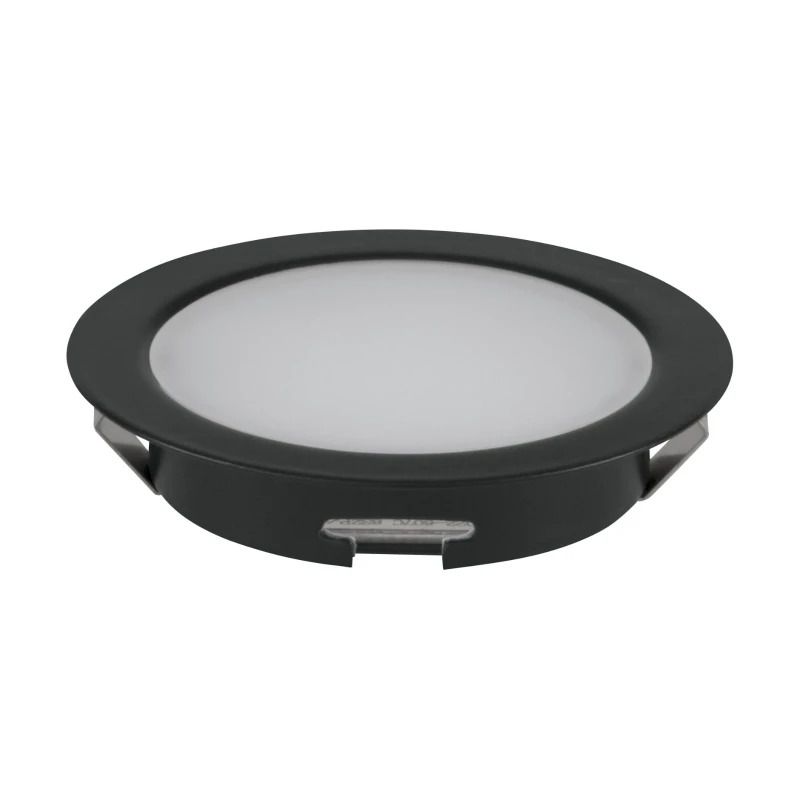 Eglo Inbouwspot | 'AMALFARA' LED 2,5W 3000K zwart | IP20 Ø55/57mm