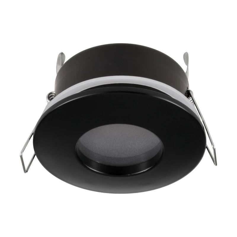 Eglo Inbouwspot Ø72mm | 1X GU10 IP65 | Zwart