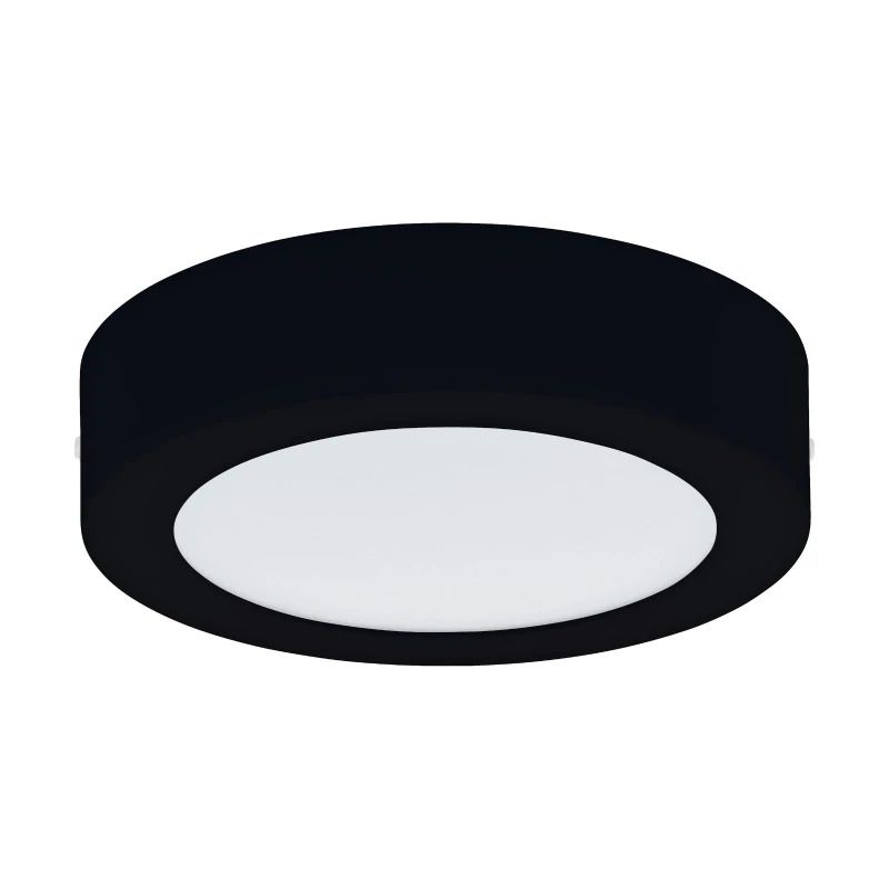 Eglo Plafond-downlighter | FUEVA PRO CCT | Ø170 zwart 12.5W IP20