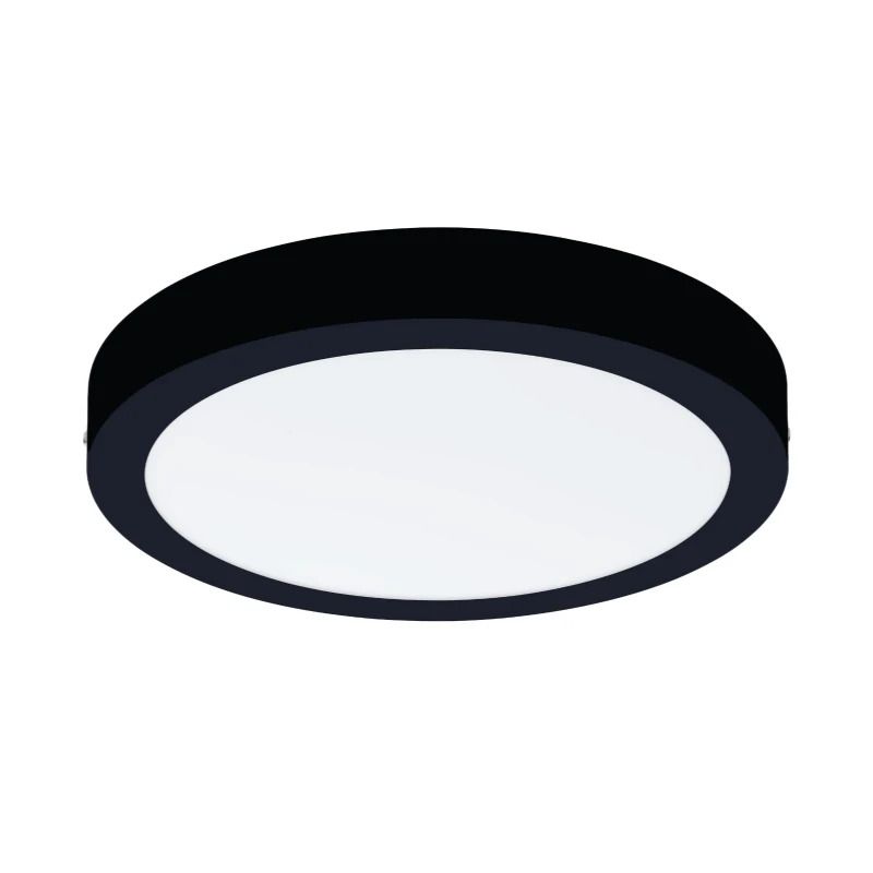 Eglo Plafond-downlighter | FUEVA PRO CCT | Ø300 zwart 20W IP20