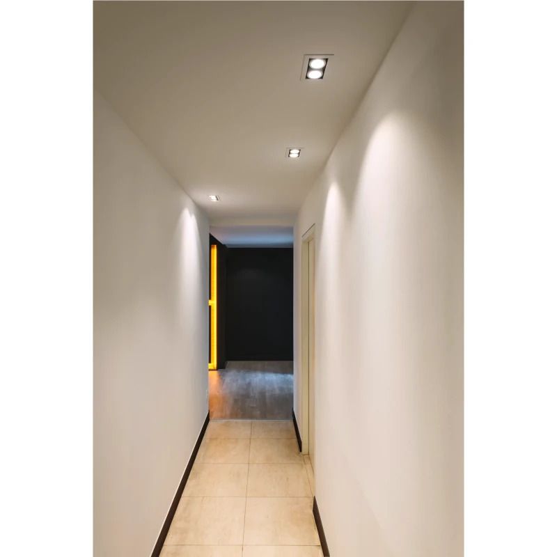 SLV LED Inbouwarmatuur Vierkant | 20W 3000K 2350lm 930 IP20 | Dimbaar | KADUX