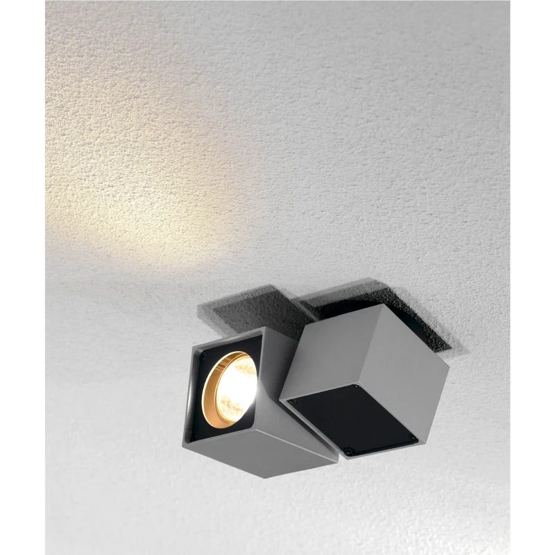 SLV LED Plafondlamp | 1X GU10 Max 50W 9 | IP20 Dimbaar Zwart | ALTRA DICE