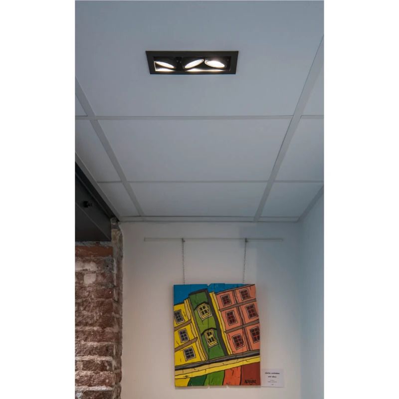 SLV LED Inbouwarmatuur Vierkant | 20W 3000K 1920lm 830 IP20 | Dimbaar | KADUX