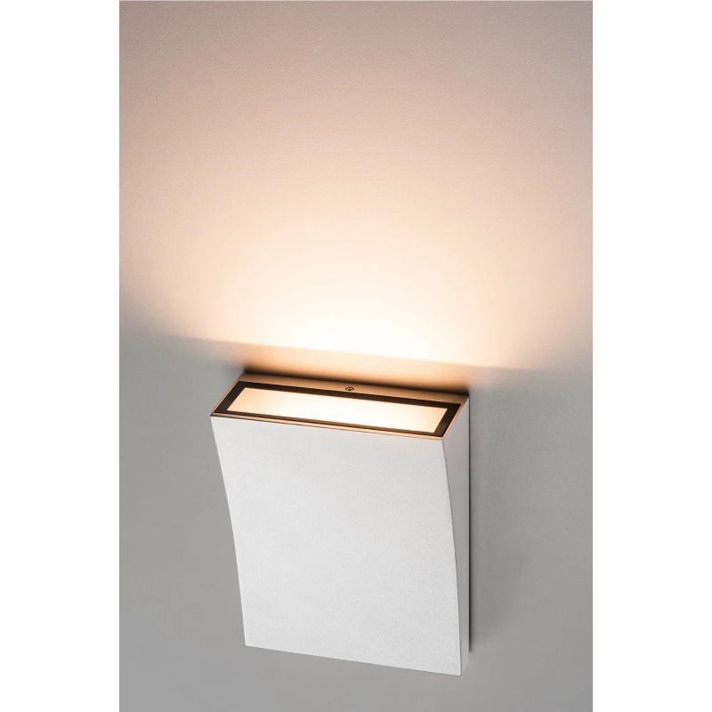 SLV LED Wandlamp | 10W 3000K 840lm 830 | IP44 Wit | DELWA