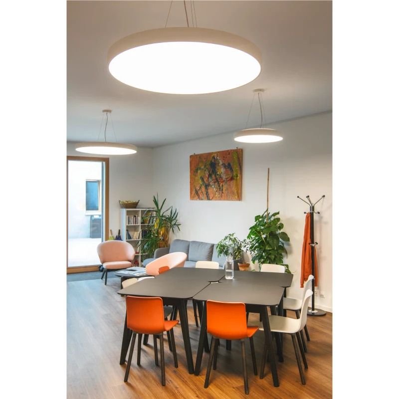 SLV LED Plafondlamp | 75W 3000K/4000K 9400lm 930/940 | IP50 DALI Dimbaar | MEDO