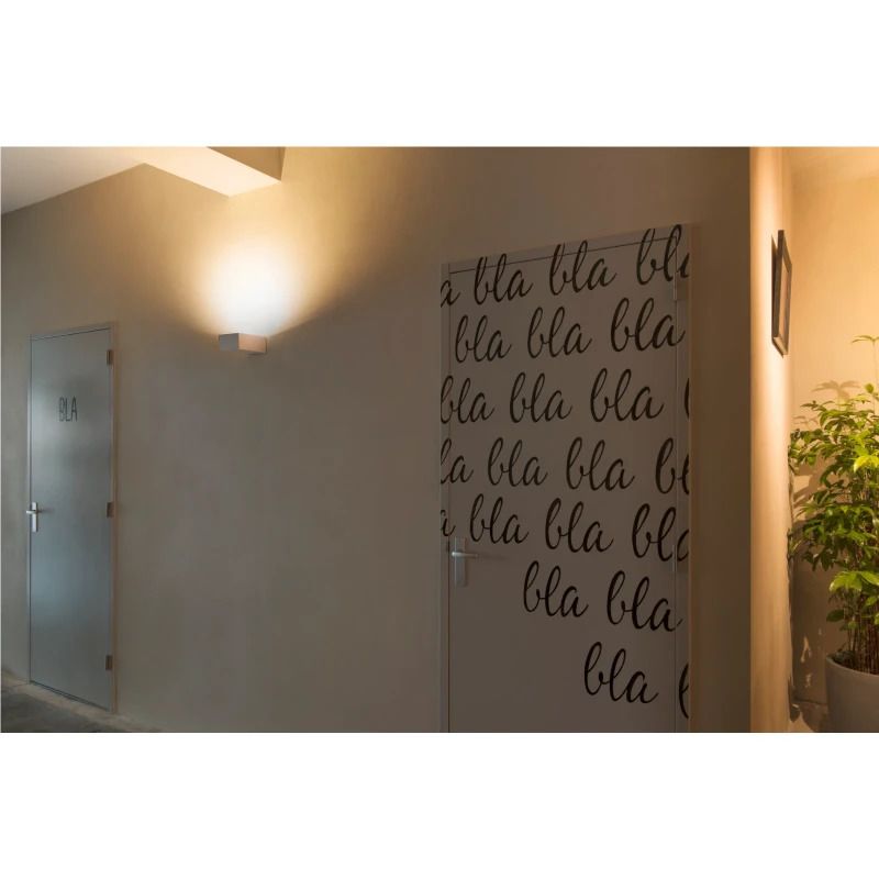SLV LED Wandlamp | 15W 3000K 1400lm 830 | IP20 Dimbaar Wit | SHELL
