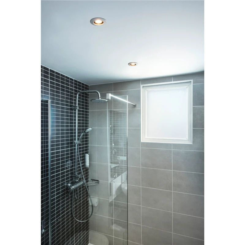 SLV LED Inbouwarmatuur Ø75mm | 1X GU10 Max 5W IP20 | Dimbaar | VARU