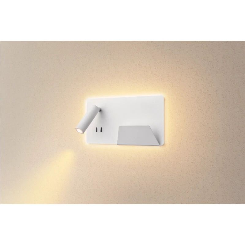 SLV LED Wandlamp | 15W 3000K 770lm 930 | IP20 Wit | SOMNILA