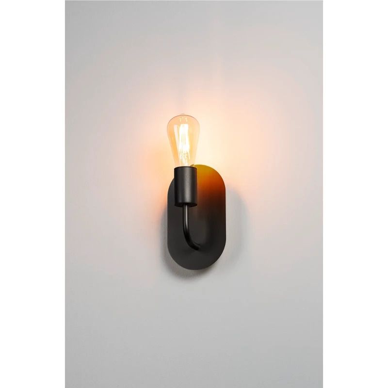 SLV LED Wandlamp | 1X E27 Max 24W  | IP20 Dimbaar Zwart | FITU