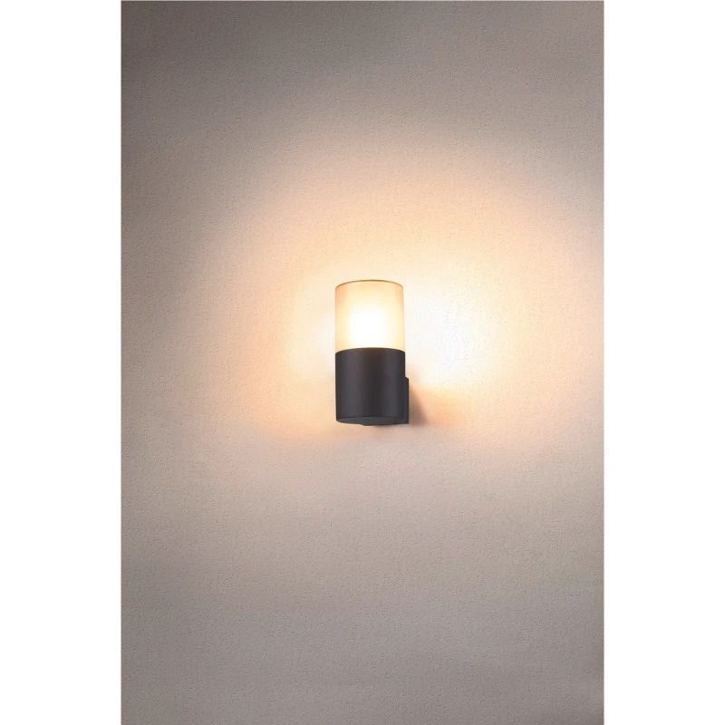 SLV LED Wandlamp | 1X E27 Max 11W  | IP44 Dimbaar | GRAFIT