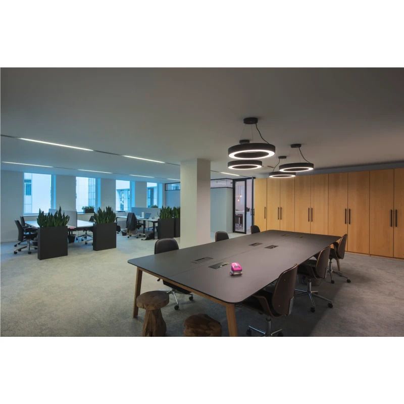 SLV LED Pendelarmatuur | 34W 3000K 2000lm 830 | IP20 DALI Dimbaar | MEDO