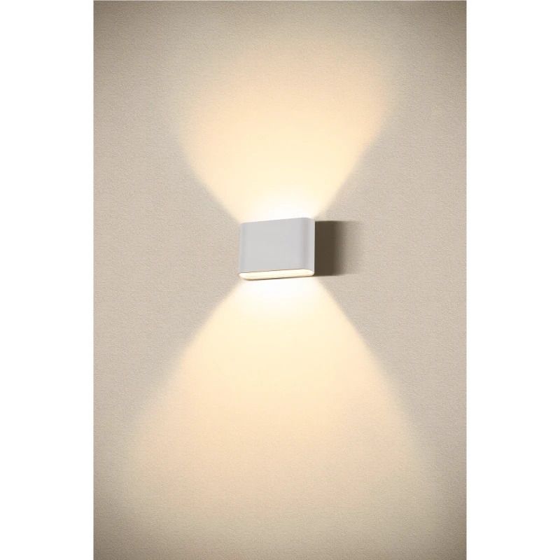 SLV LED Wandlamp | 5.7W 2700K/3000K 560lm 827/830 | IP65 Wit | OVAL