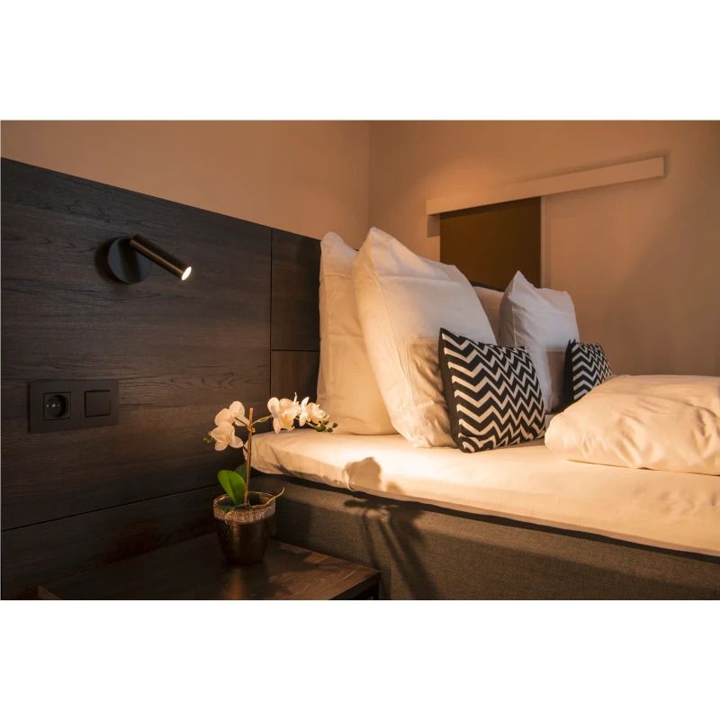 SLV LED Plafond- Wandlamp | 9W 3000K 580lm 930 | IP20 Dimbaar Zwart | KARPO