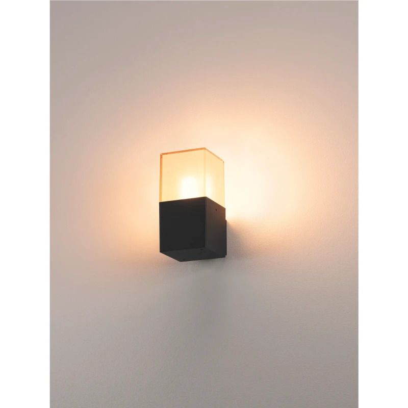 SLV LED Armatuur | 1X E27 Max 11W  | IP44 Dimbaar Wit | GRAFIT