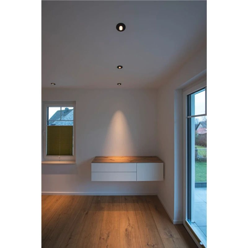 SLV LED Inbouwarmatuur Ø80mm | 11W 2700K 395lm 827 IP20 | Dimbaar | H-LIGHT