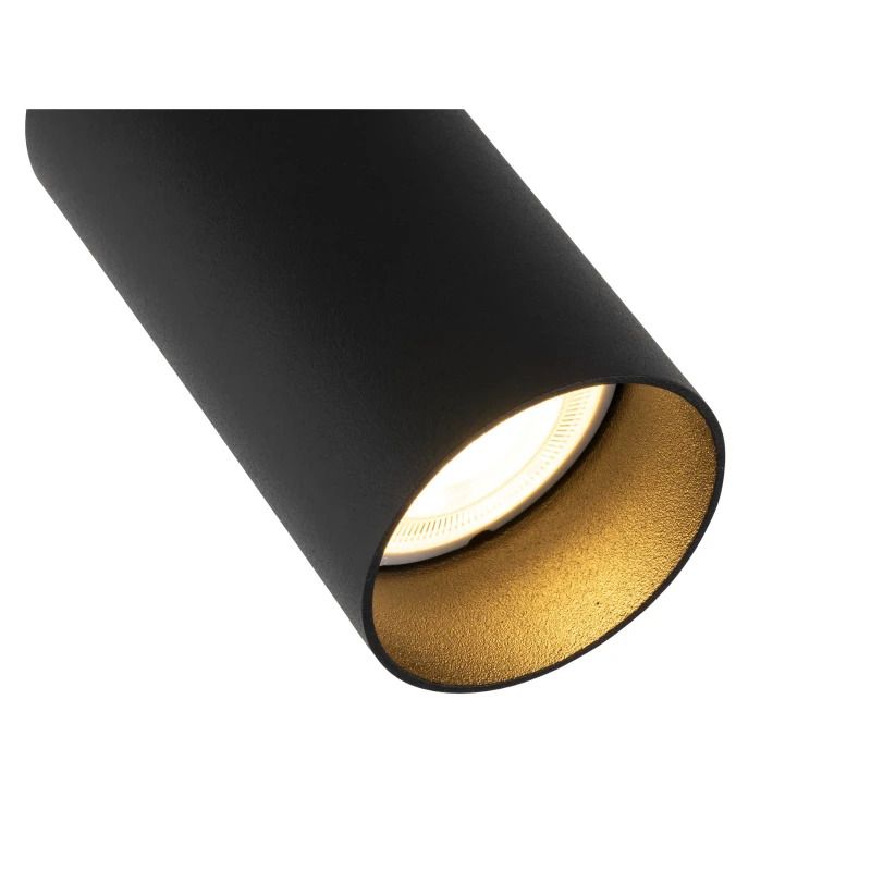 SLV LED Plafond- Wandlamp | 1X GU10 Max 10W | IP20 Dimbaar Zwart | KAMI