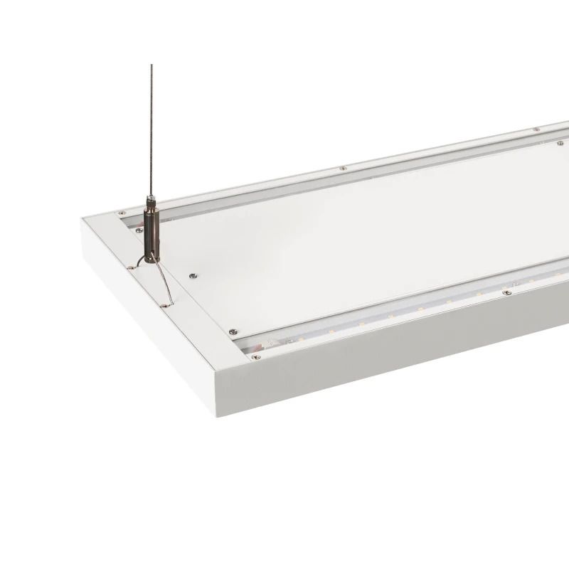 SLV LED Pendelarmatuur | 50W 4000K 6100lm 840 | IP20 DALI Dimbaar | WORKLIGHT