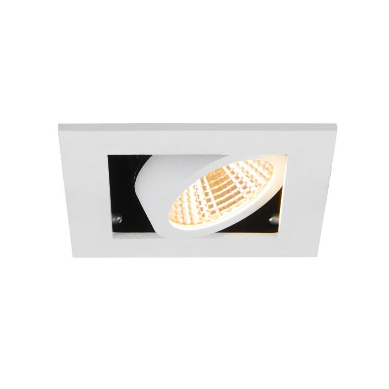 SLV LED Inbouwarmatuur Vierkant | 7.5W 3000K 770lm 930 IP20 | Dimbaar | KADUX