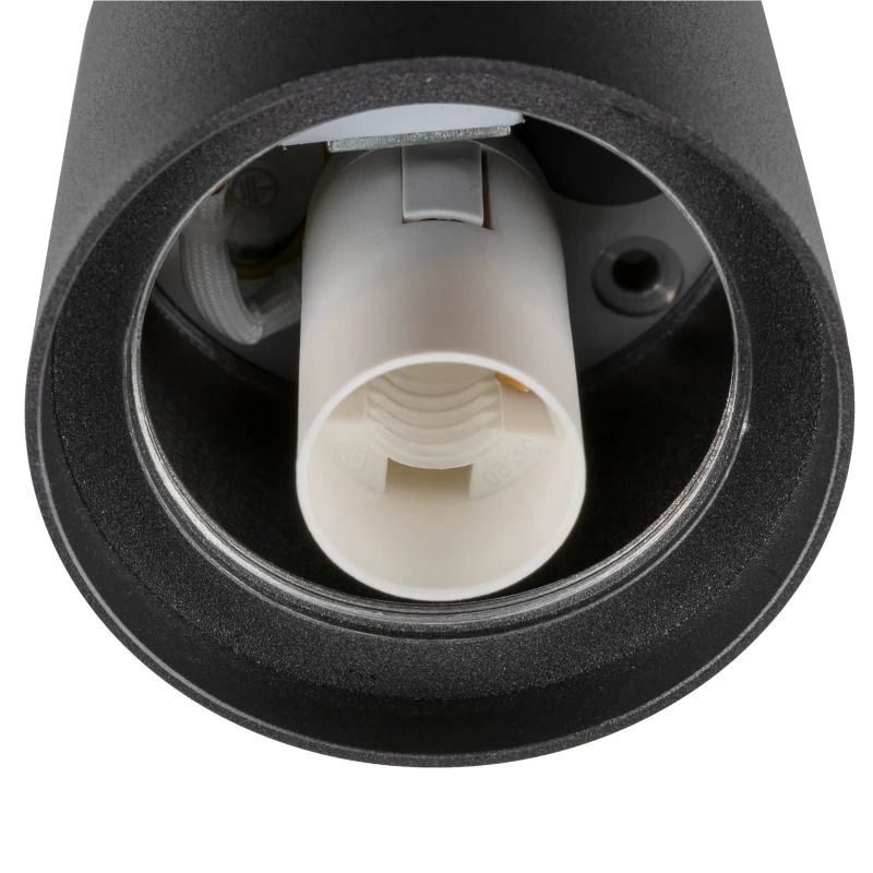 SLV LED Plafondlamp | 1X E14 Max 6W | IP44 Dimbaar Zwart | VARYT