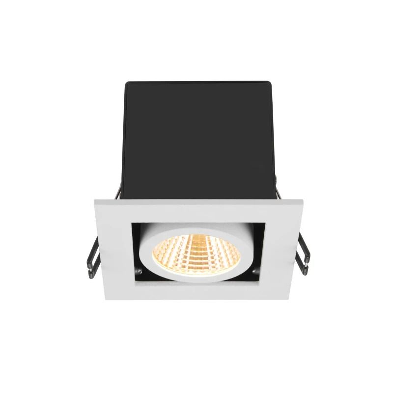 SLV LED Inbouwarmatuur Vierkant | 7.5W 3000K 770lm 930 IP20 | Dimbaar | KADUX