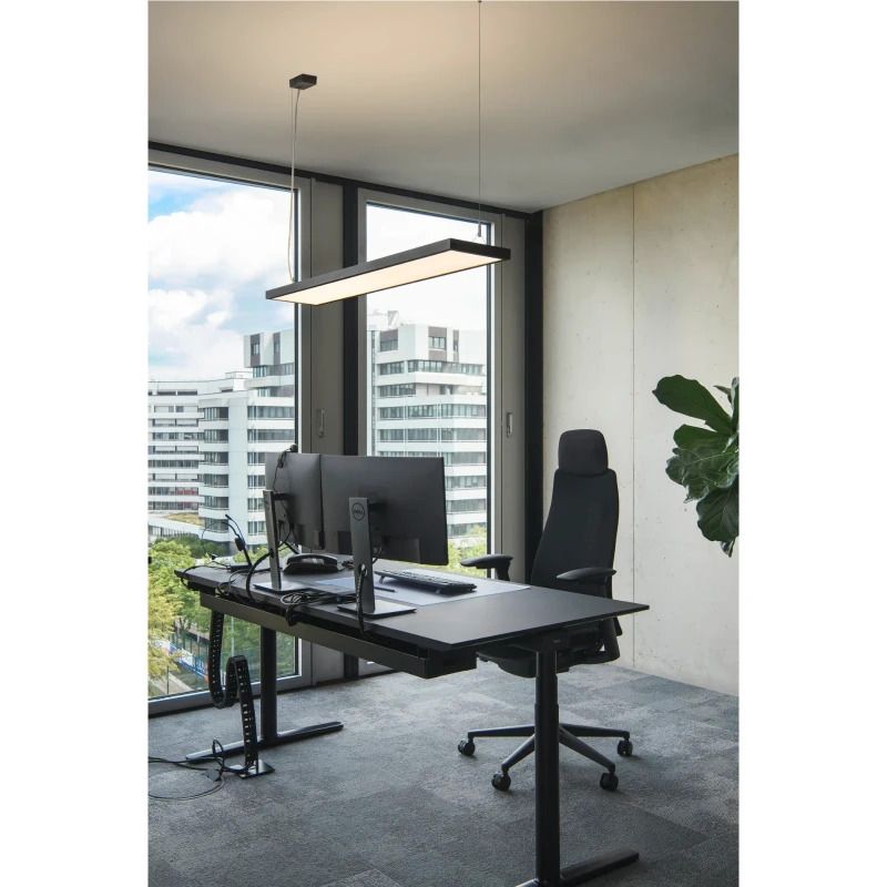 SLV LED Pendelarmatuur | 50W 4000K 6100lm 840 | IP20 DALI Dimbaar | WORKLIGHT