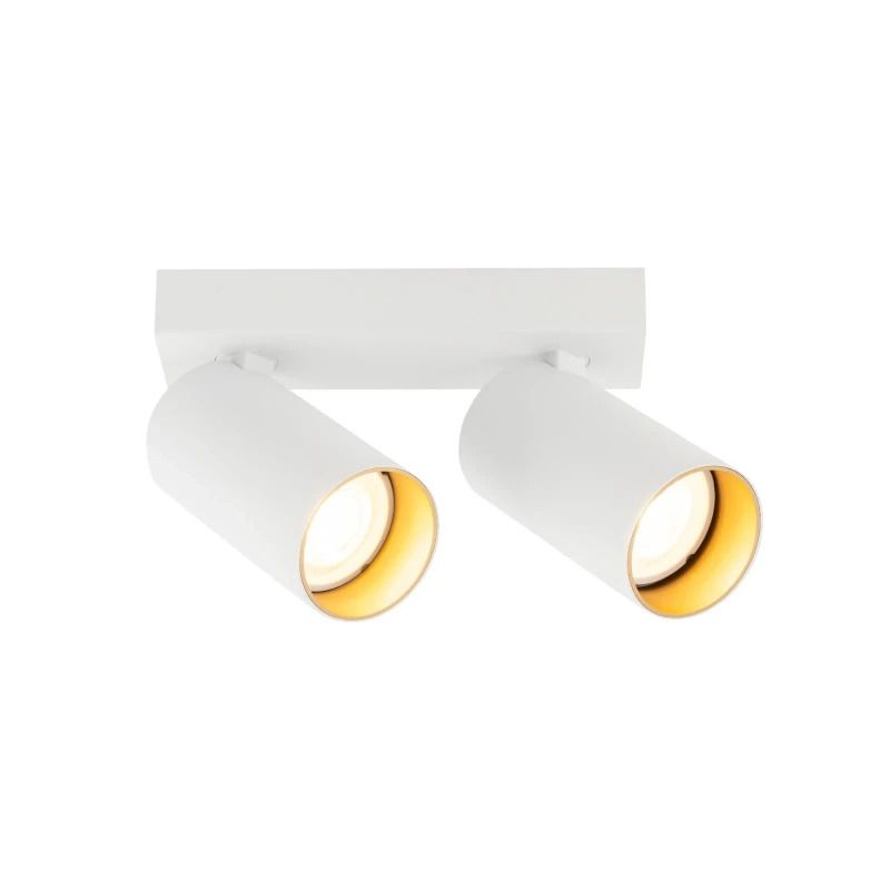 SLV LED Plafondlamp | 2X GU10 Max 10W | IP20 Dimbaar Wit | KAMI