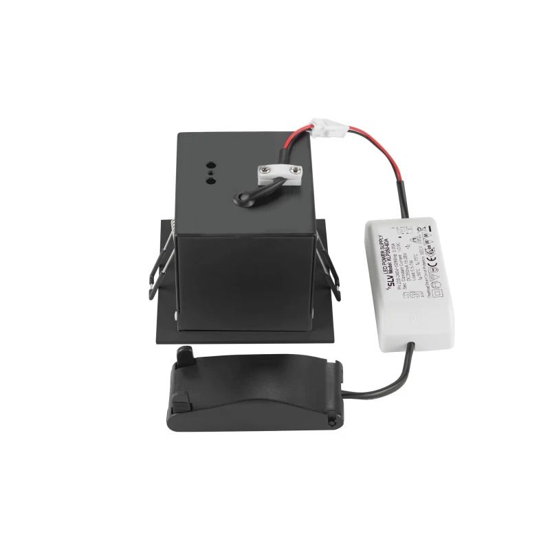 SLV LED Inbouwarmatuur Vierkant | 7.5W 3000K 770lm 930 IP20 | Dimbaar | KADUX