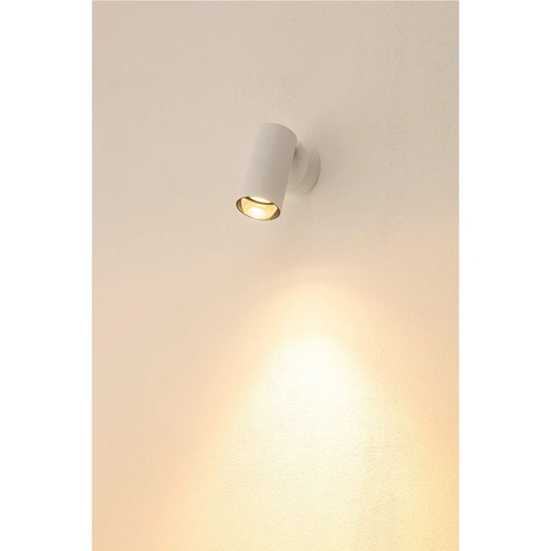 SLV LED Plafond- Wandlamp | 1X GU10 Max 10W | IP20 Dimbaar Wit | KAMI