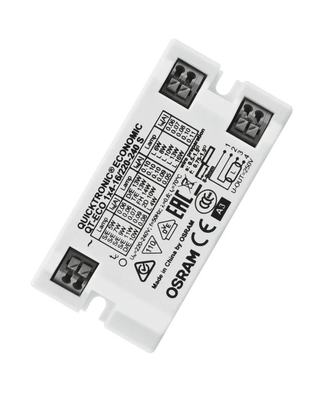 Osram QUICKTRONIC Voorschakelapparaat | 1X 4W/16W IP20