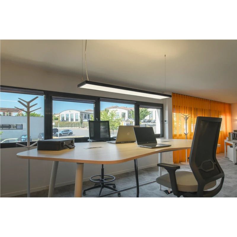 SLV LED Pendelarmatuur | 59W 4000K 7200lm 840 | IP20 DALI Dimbaar | WORKLIGHT