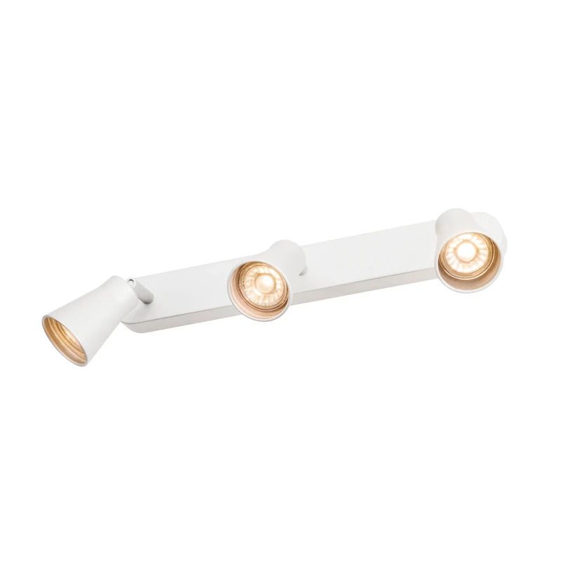 SLV LED Plafond- Wandlamp | 3X GU10 Max 50W | IP20 Dimbaar Wit | AVO
