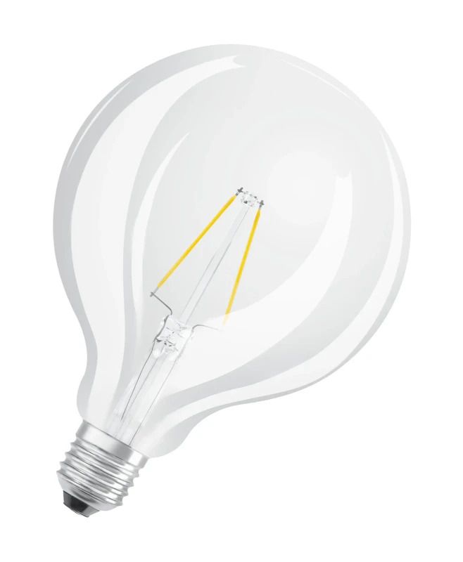 10x Osram E27 LED Globelamp | 2.5W 2700K 220V 827 250Lm | 300° Ø124mm