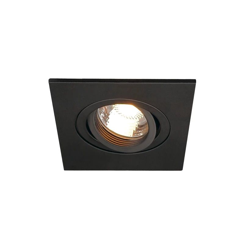 SLV LED Inbouwarmatuur Vierkant | 1X GU10 Max 50W IP20 | Dimbaar | NEW TRIA