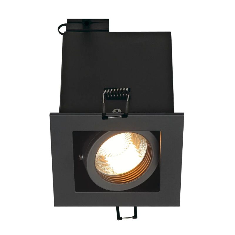 SLV LED Inbouwarmatuur Vierkant | 1X GU10 Max 50W IP20 | Dimbaar | KADUX