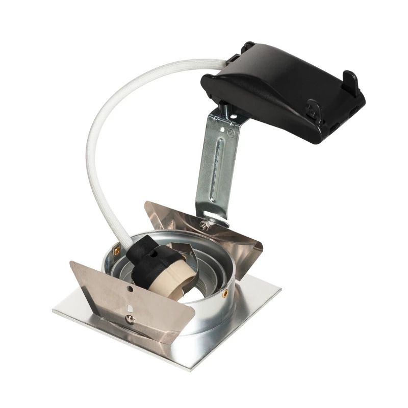 SLV LED Inbouwarmatuur Vierkant | 1X GU10 Max 50W IP20 | Dimbaar | NEW TRIA