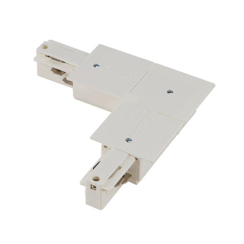 SLV Onderdeel | EUTRAC L-verbinder met voedingsmogelijkheid, voor 3-fasen inbouwrail, | EUTRAC SYSTEM