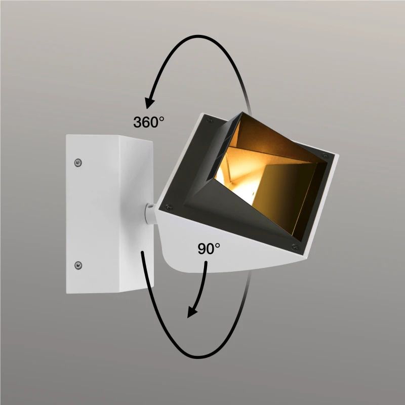 SLV LED Wandlamp | 40W 4000K 3200lm 840 | IP20 Dimbaar Wit | MERADO FLOOD