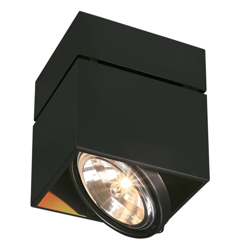 SLV LED Plafondlamp | 1X G53 Max 50W  | IP20 Dimbaar Zwart | KARDAMOD