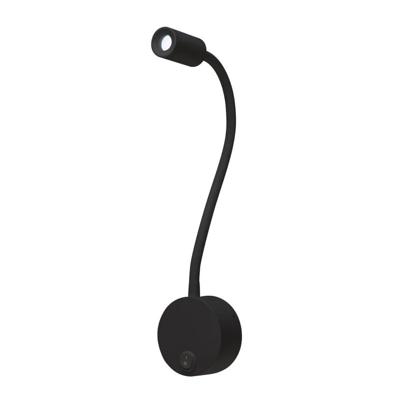 SLV LED Wandlamp | 1.9W 4000K 100lm 840 | IP20 Zwart | DIO FLEX