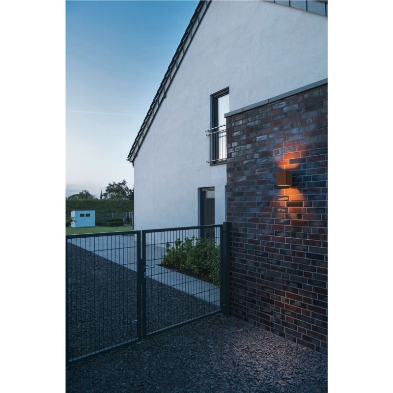 SLV LED Up-Downlighter | 14W 3000K/4000K 544lm 830/840 | IP65 | RUSTY