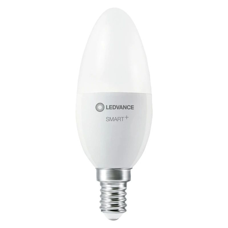 10x Ledvance Smart E14 LED Kaarslamp | 4.9W 2700K/6500K 220V/240V 827/865 470Lm | 200° Ø39mm Dimbaar