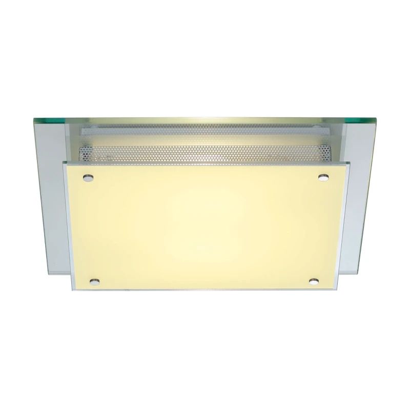 SLV LED Plafondlamp | 2X E27 Max 60W  | IP20 Dimbaar | GLASSA